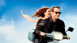 Tom Hanks und Julia Roberts auf Motorrad