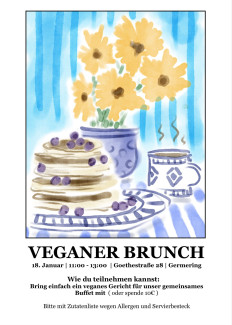 gedeckter Tisch mit Blumen